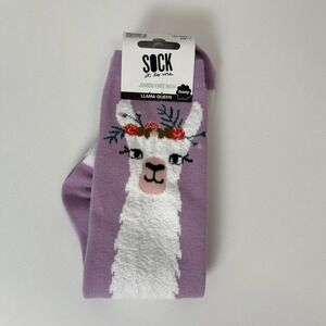 Sock it to me Junior knee high-LLAMA Queen‎ Fuzzy Age 7-10 Shoe 1-5